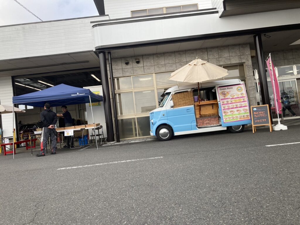 SKY-BLUE-CAFEさんクレープキッチンカーで滋賀県甲賀市に登場