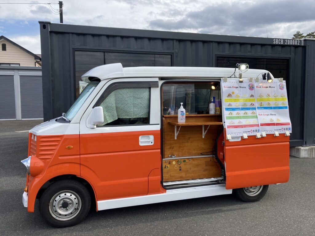 コッシークレープさんが埼玉県入間市にケータリングで登場