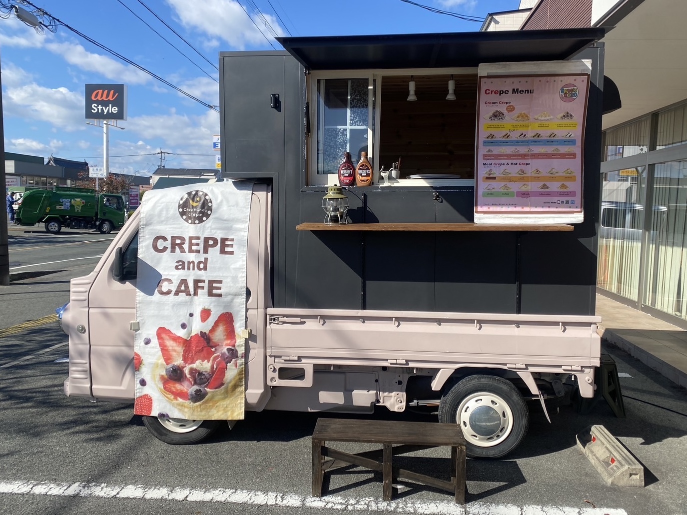 福岡県柳川市の企業様イベントにクレープキッチンカーchouchouさん登場