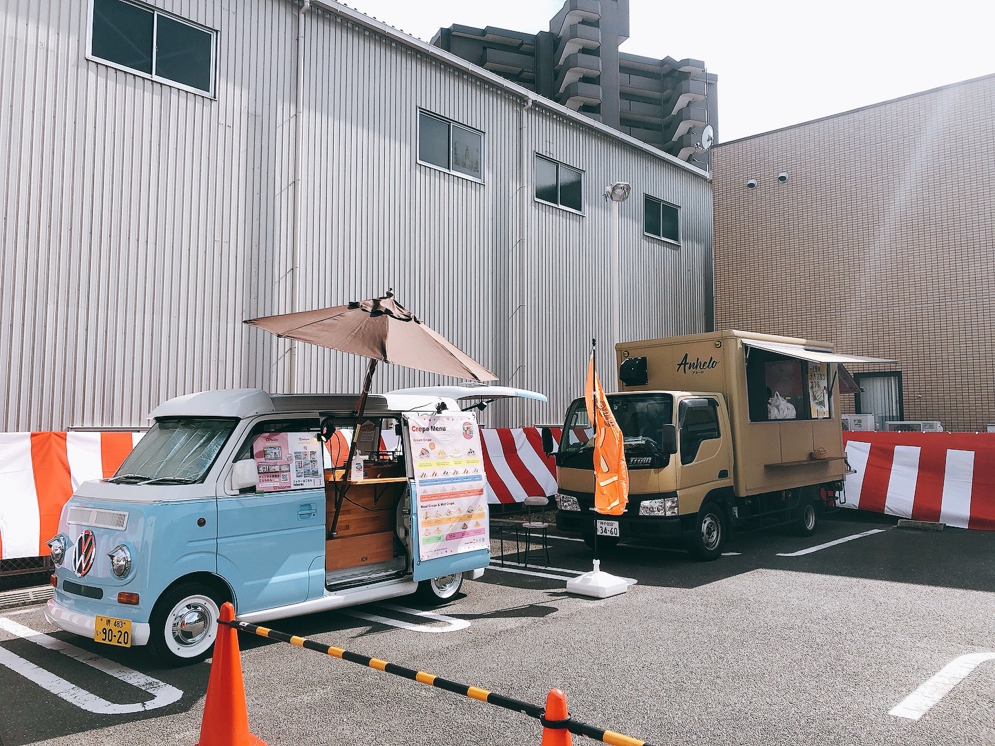 ヤマト住建住まいのギャラリー大阪鶴見店のイベント最終日に出店しているキッチンカー