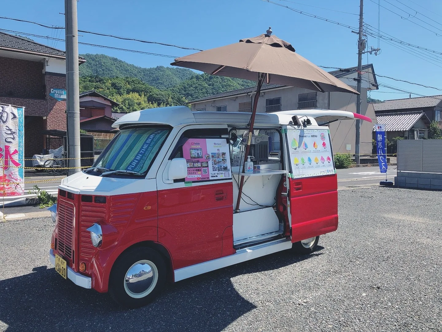 積水ハウスコモンステージ田中町にかき氷のキッチンカーで出店